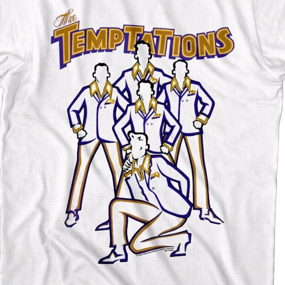 Temptations Back To Basics Album Soul Motown Band Graphic T-Shirt Concert Tee 05 - Picture 2 of 5
